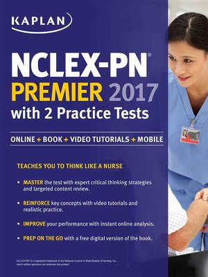 cover image of NCLEX-PN Premier 2017 with 2 Practice Tests